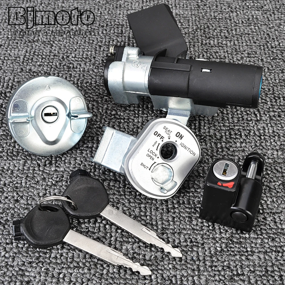 NPS 50 tapa de combustible interruptor de encendido llave de bloqueo de asiento para Honda NPS50 Ruckus 2003-2005 / NPS50 Ruckus 50 2006-2017 35014-GEZ-Y21