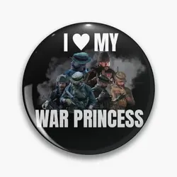Captain John Price War Princess Call Of Soft Button Pin Hat Fashion Clothes Cute Women Cartoon Collar Creative Funny Brooch