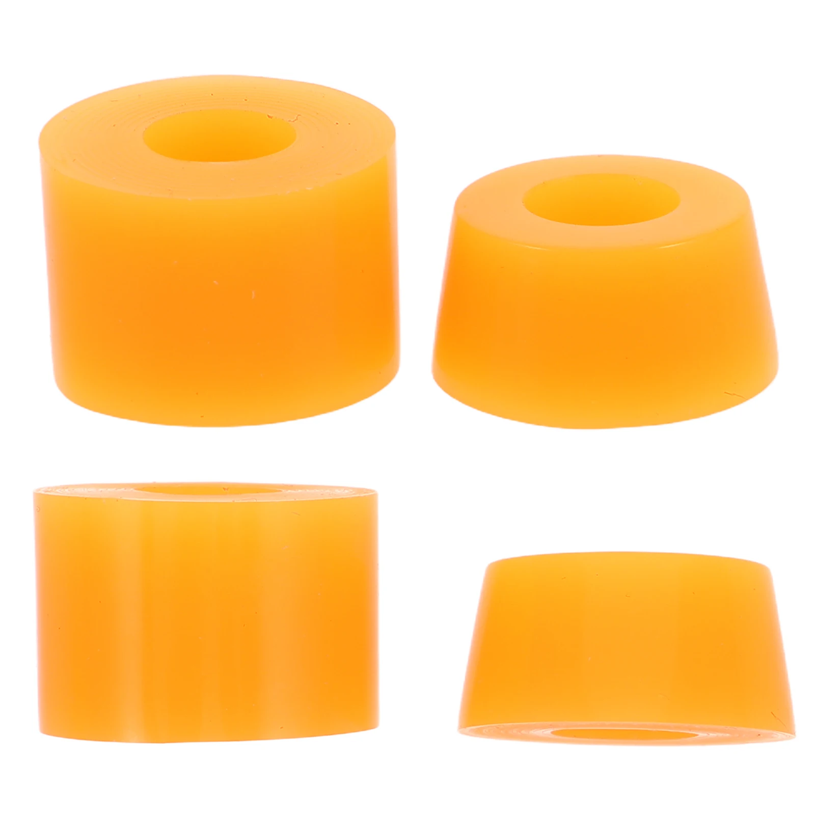 

4 Pcs Skateboard Shock Pad High Elastic Pu Anti Vibration Protective Gear Skateboarding Accessories Kids Roller Skates Parts