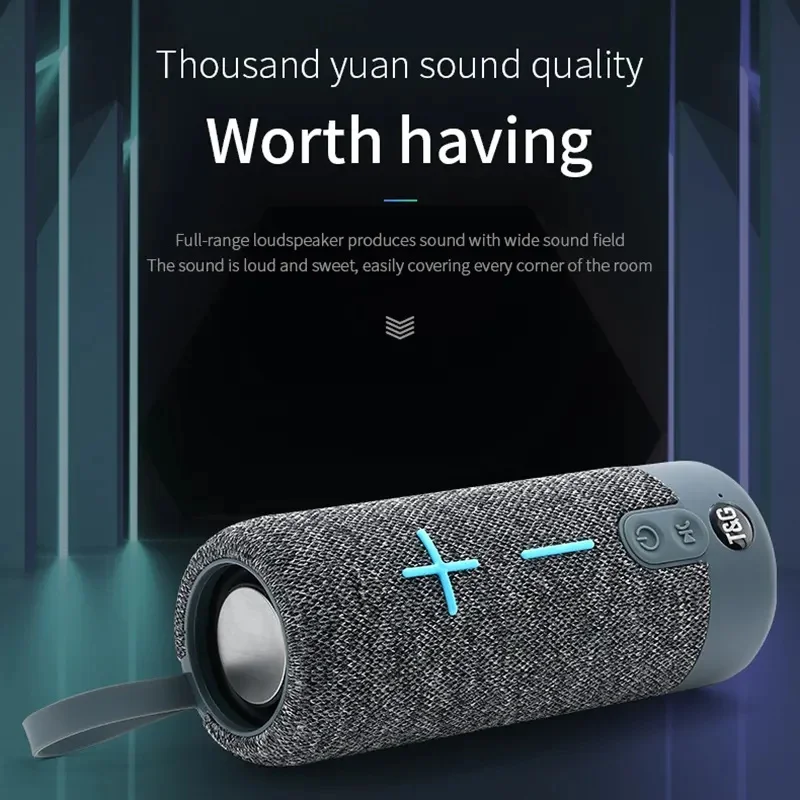 

Camping Sound Box Loud Parlante Outdoor Waterproof Speaker Wireless Bocina Bluetooth Speaker Portable TWS Sound Column FM AUX TF