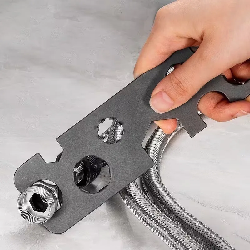 Outil de retrait d'aérateur de robinet, clé métallique pour aérateurs à filetage caché, Compatible avec plusieurs modèles pour la réparation d'hôtel à domicile, 1 à 20 pièces