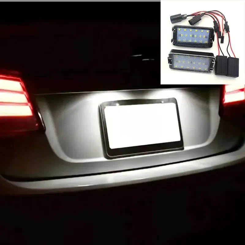 

For Seat Toledo Ⅲ 2004-2009 Ibiza 1997-2008 Cordoba 1993-2008 Leon 1999-2005 2pcs Error Free Car LED Number License Plate Lights