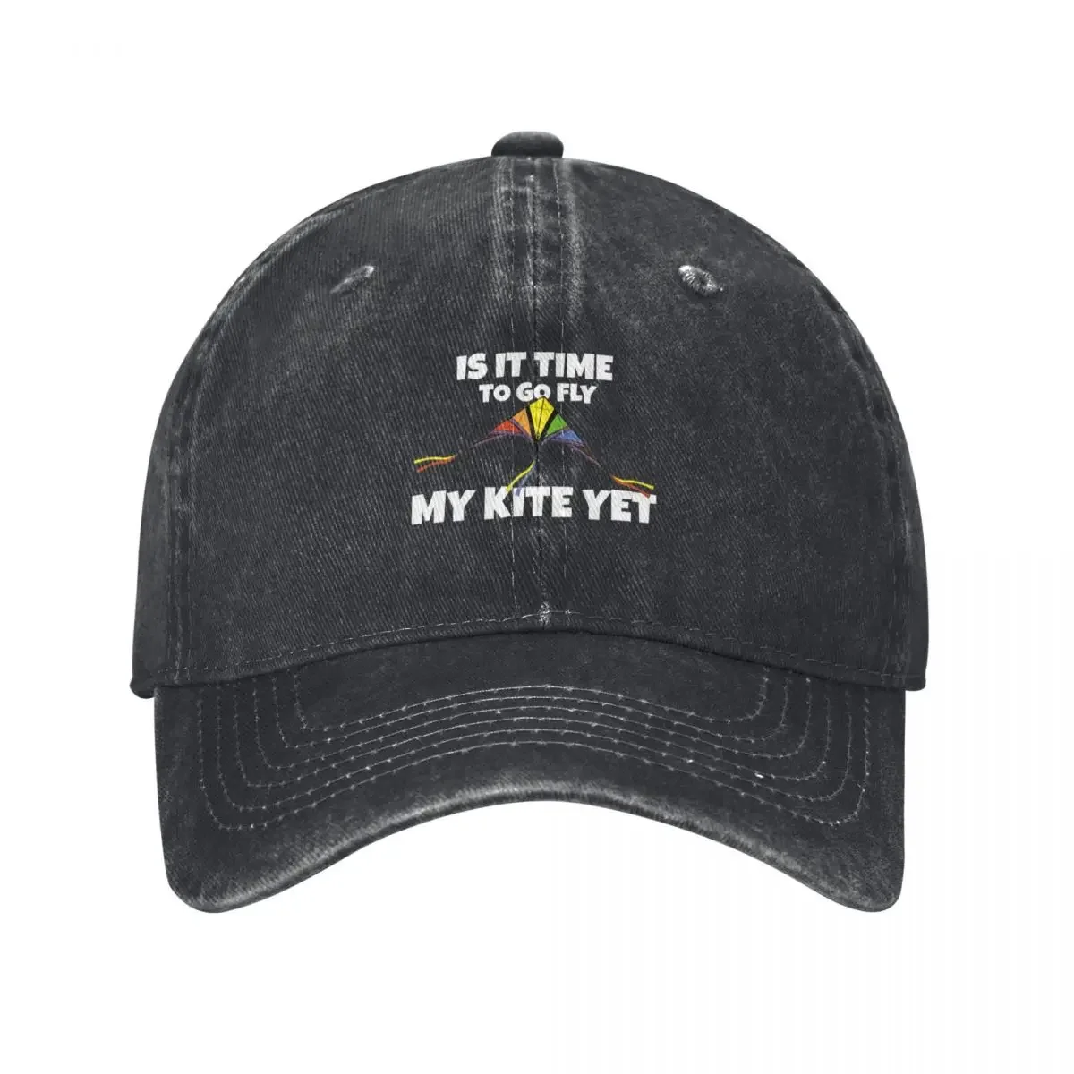 Kite Flying Outdoors Hobby For Adults & Children - Is It Time To Go Fly My Kite Yet Baseball Cap