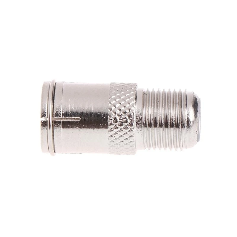 10 pcs ajuste rápido f conector conector masculino adaptador femenino: empuje en RF coaxial