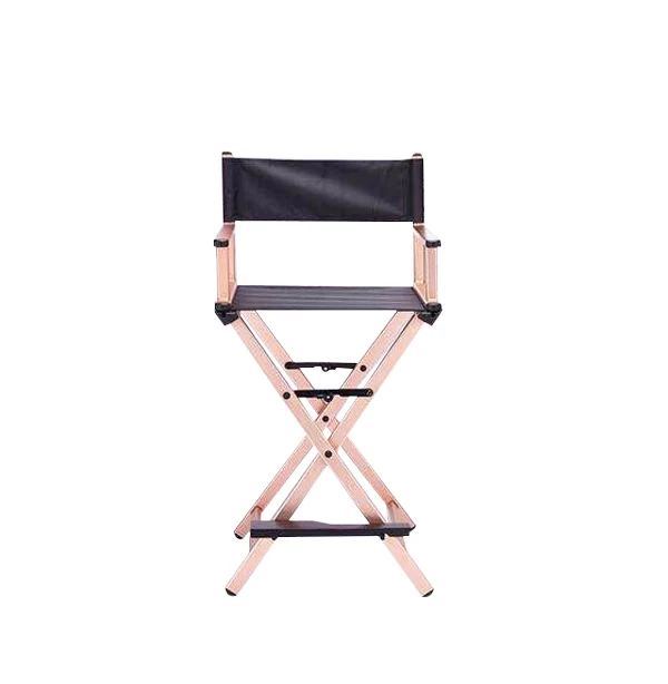 Aluminum Folding F Adjustable Salon Artist Makeup Chair Professionals