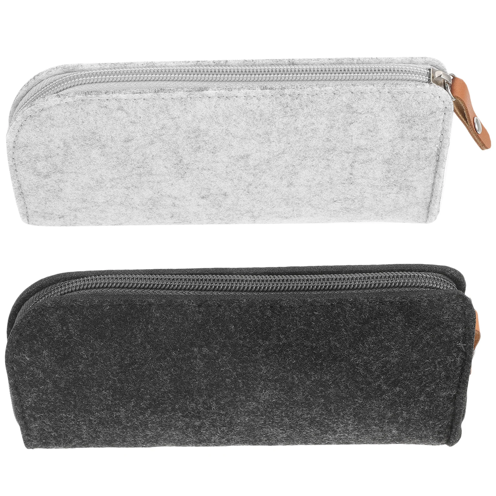 2 قطعة مقلمة مقاومة للتمزق قابلة لإعادة الاستخدام حقيبة لباد للأقلام الحكام مقص والمزيد في سن المراهقة مقلمة سستة حقيبة التخزين