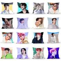 New Pillow J-JungKooks  Slips Pillow Covers Bedding Comfortable Cushion Good For Sofa Home Car High Quality Pillow Cases 40x40cm