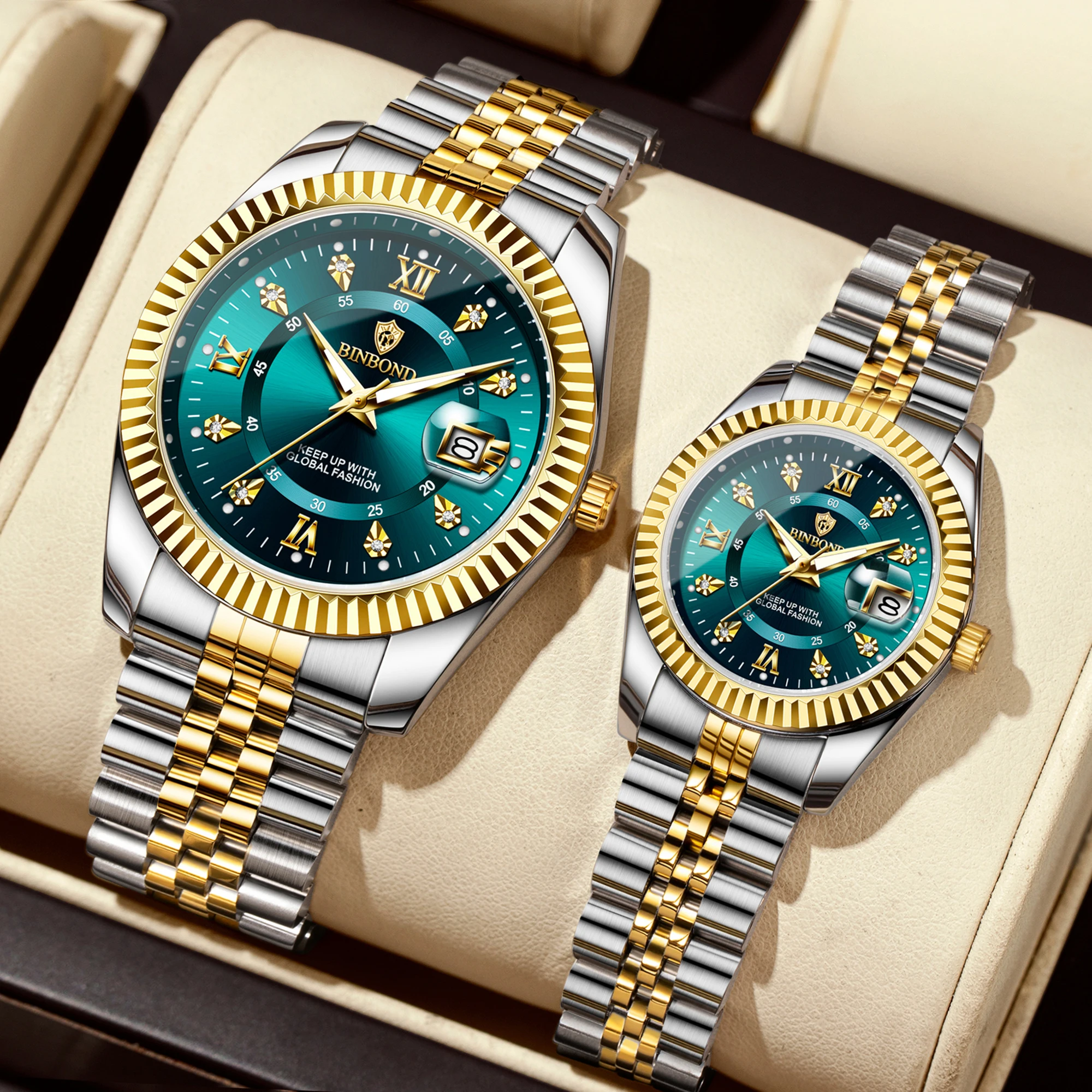 binbond-original-couple's-quartz-watches-luminous-waterproof-gift-for-lover-men's-women's-watch-mujer-relojios-with-box