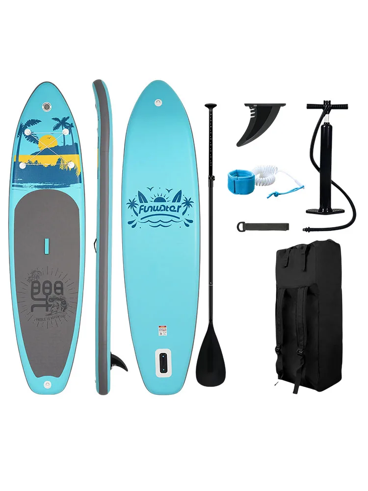 SUPFW27A Ultraleichtes aufblasbares Paddleboard 335x83x15 cm, PVC-Material, Wassersport für Erwachsene, Yoga, Angeln, Reisen, Meersurfen, rutschfestes Paddleboard