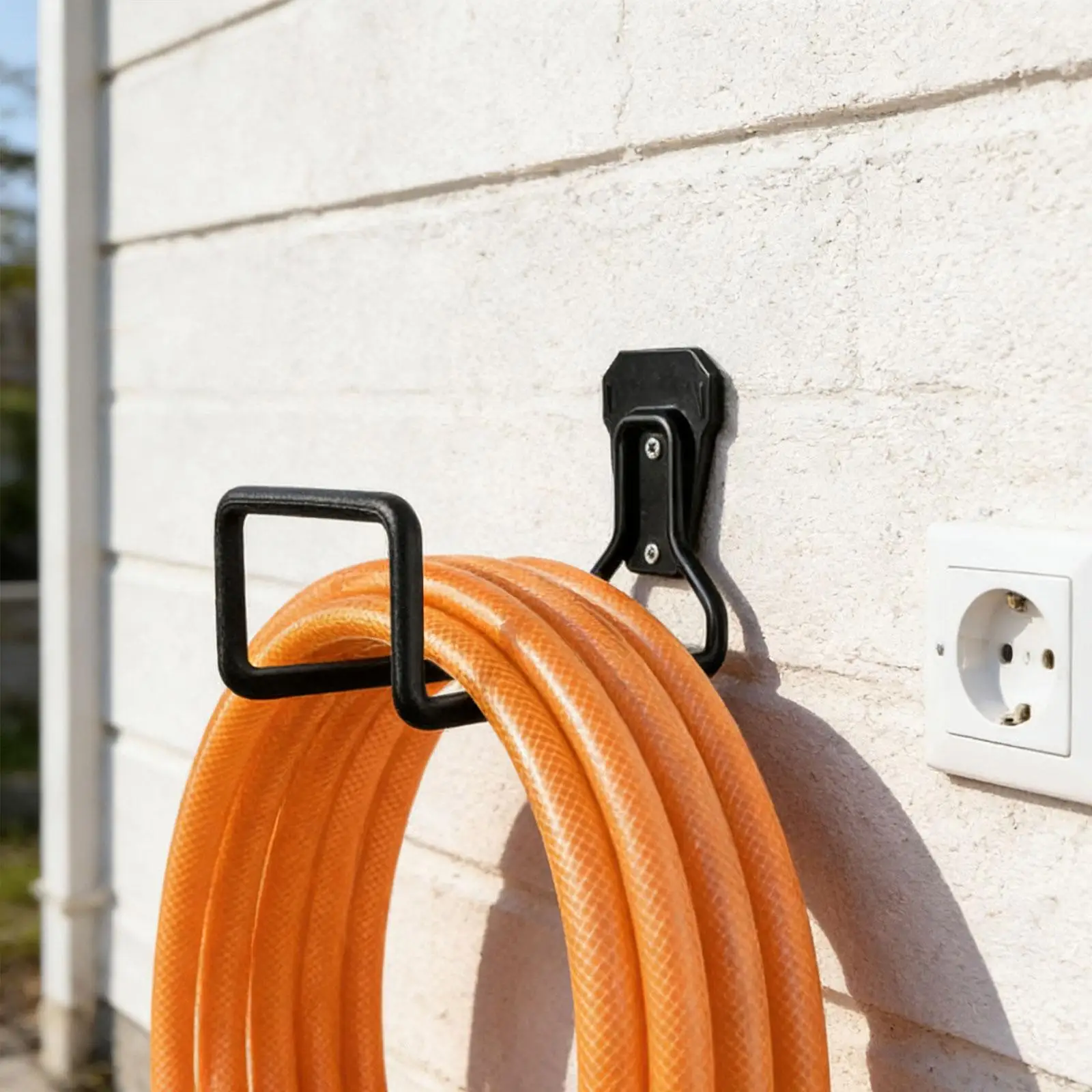 Garden Hose Holder, Storage Heavy Duty Multifunctional Wall Mount, Hose Reel Hook Garage Hook Hose Hanger, for Garden Yard