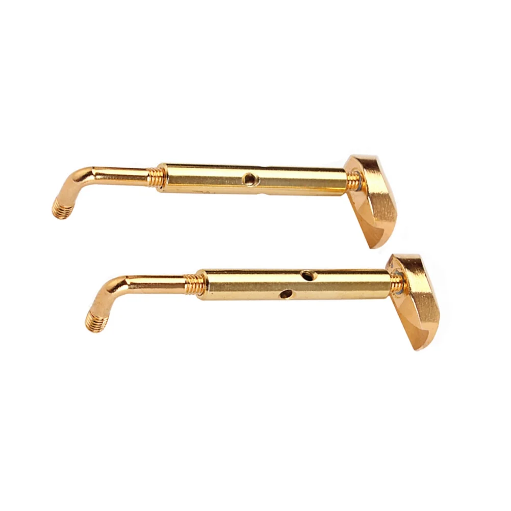 

2Pcs Violin Clamp Screw Viola Chinrest Accessory Durable Brass Material Polished Surface Long Service Time Finest Detail