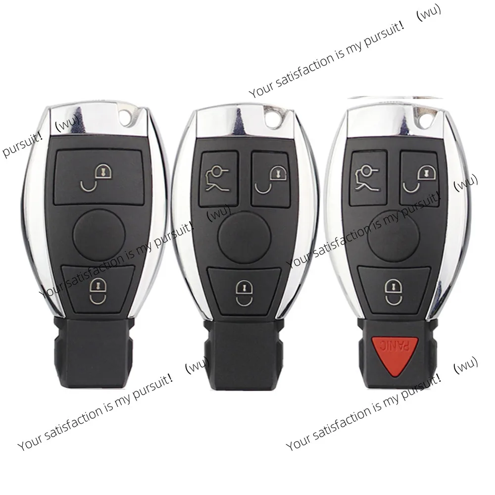 Suitable for Mercedes-Benz 2-key 3-key 4-key single battery seat remote control car key case replacement