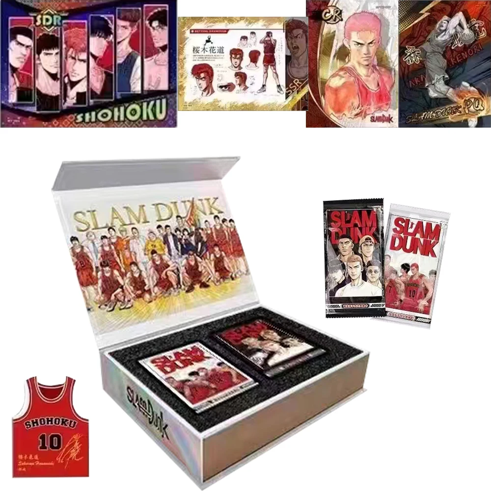 Anime Slam Dunk Lucky Gift Bag Collection Toy SlamDunk With Postcard Poster Badge Stickers Bookmark Sleeves Game Gifts