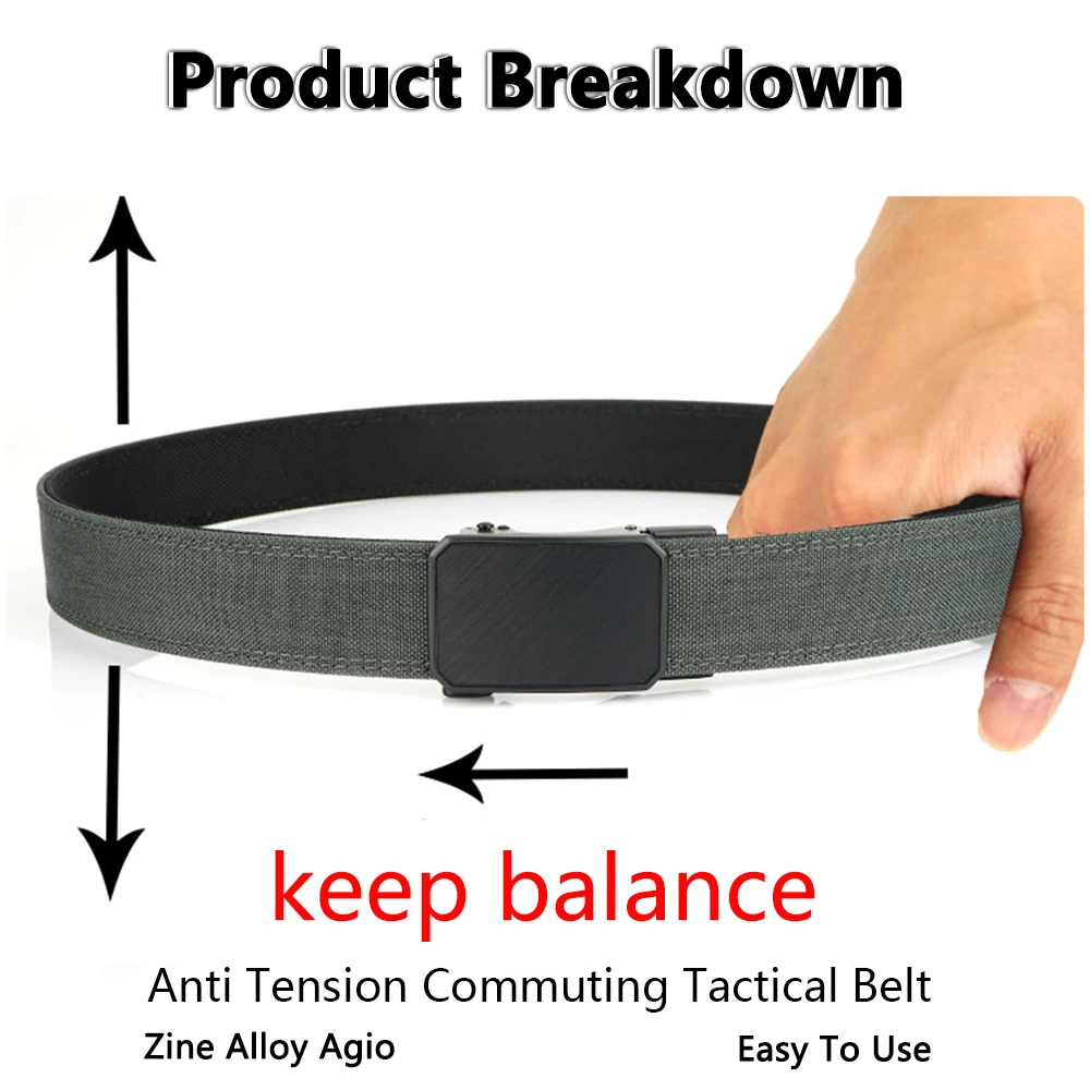 TUSHI nuevo cinturón táctico duro para hombres 1100D Nylon resistente hebilla de Metal cinturón de pistola cinturón militar faja al aire libre accesorios IPSC masculino