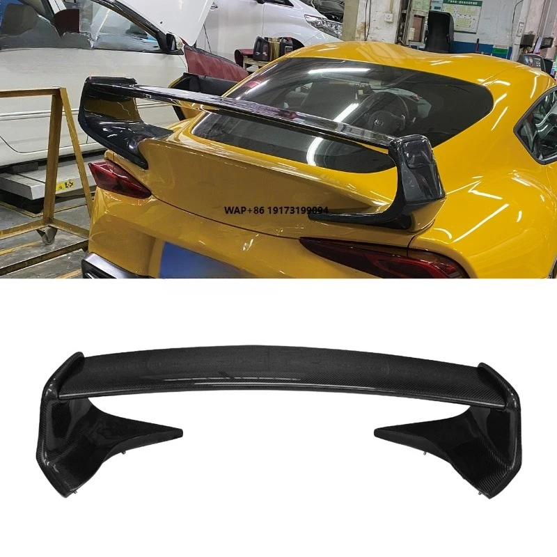 

Carbon Fiber Rear Spoiler Screw-On for GR MK5 A91 A90 High Quality Bumper Auto Parts Includes Screws