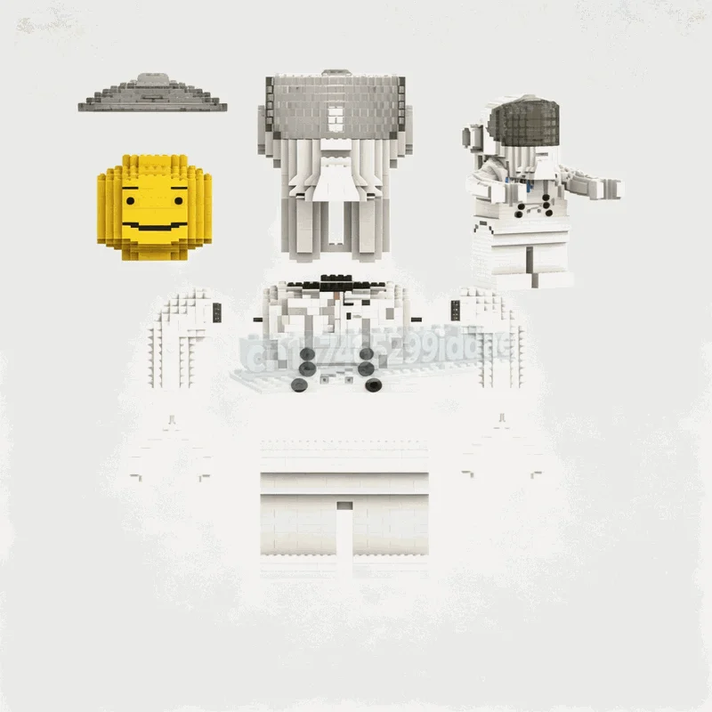 NEW 2619Parts Large Scale Space Explorer Figure Building Blocks Creative Assembly Model Educational Toy Display Festival Giftt
