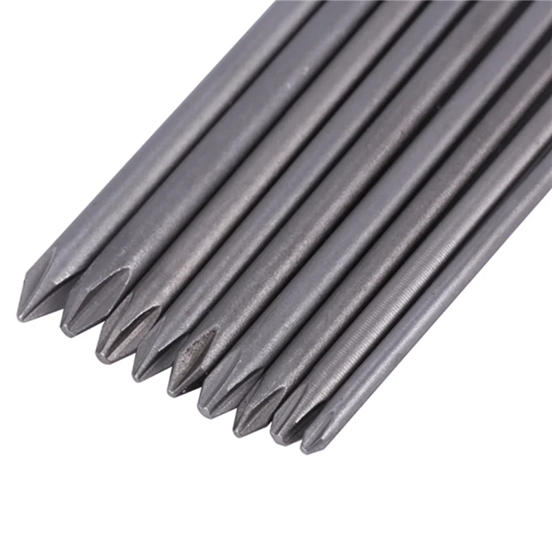 A77I 18 قطعة 1/4 بوصة 200 مللي متر Ph1 Ph2 فيليبس المغناطيسي طويل عرافة الصليب رئيس مفك بت S2 الحفر الكهربائية قرص الطاقة أدوات #3