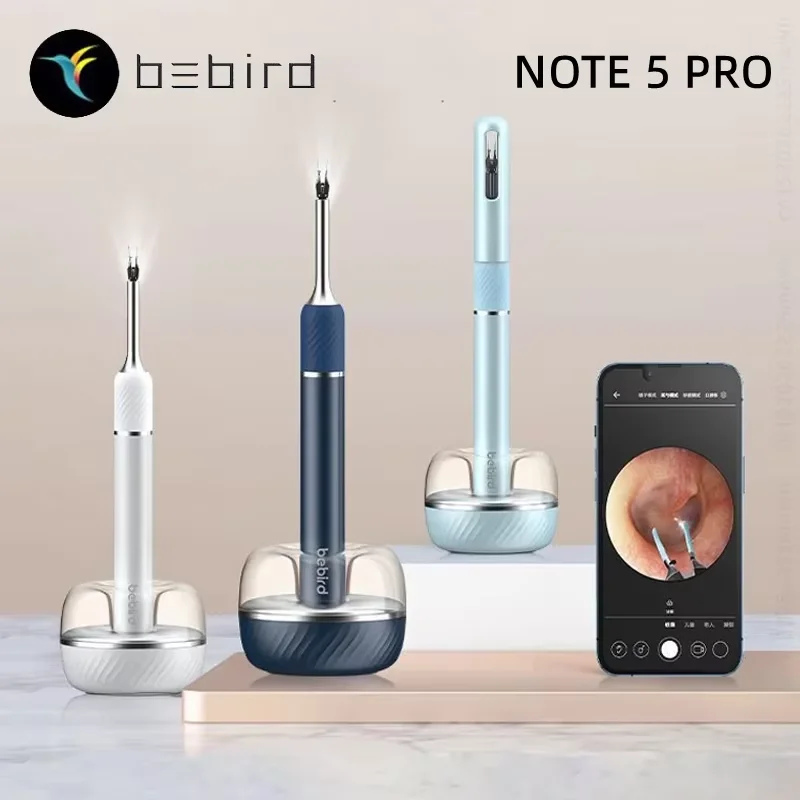 Bebird Note5 Pro Ear Cleaner Smart Visual Ear Wax Sticks Endoscope Tweezers Earpick Mini Camera Otoscope Personal Health Care