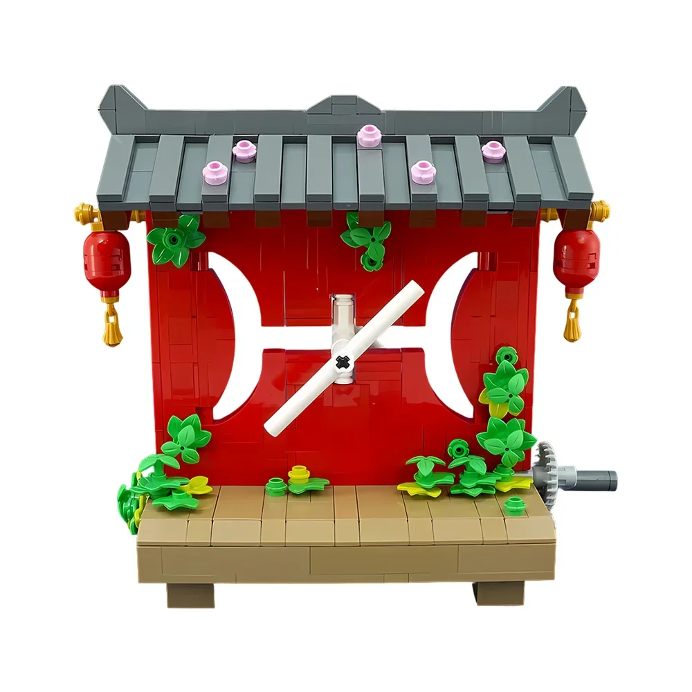 MOC اليابانية زن سبينر الطوب نموذج اليابانية زن سبينر العمارة اللبنات تجميع لعب الاطفال لتقوم بها بنفسك هدايا عيد الميلاد #3