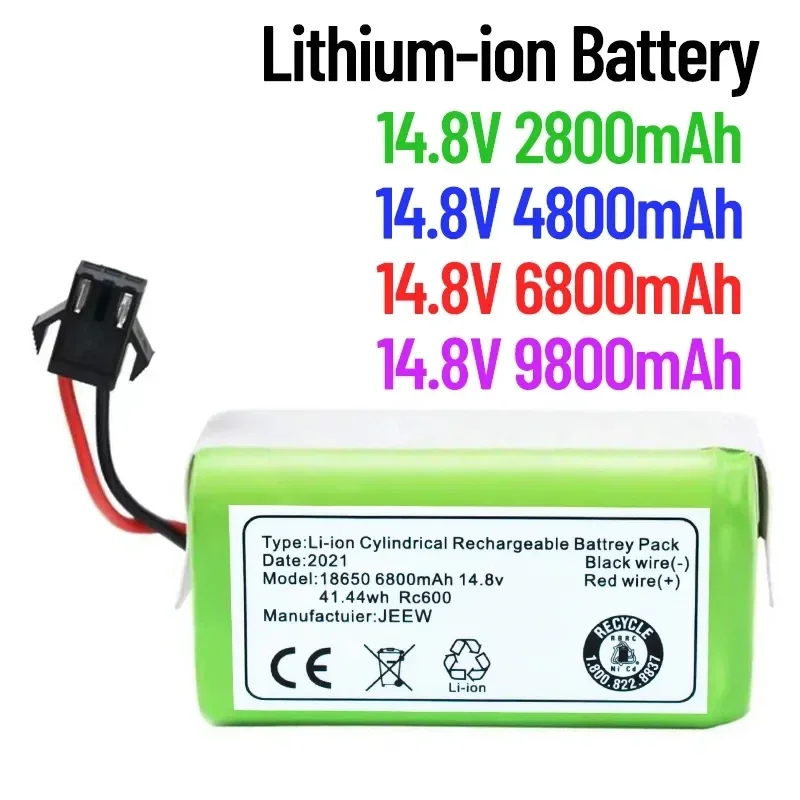 

Free ShippingOriginal 14.8V 6800Mah Lithium Battery for ILIFE A4 A4s V7 A6 V7s Plus Robot Vacuum Cleaner ILife 4S1PFull Capacity