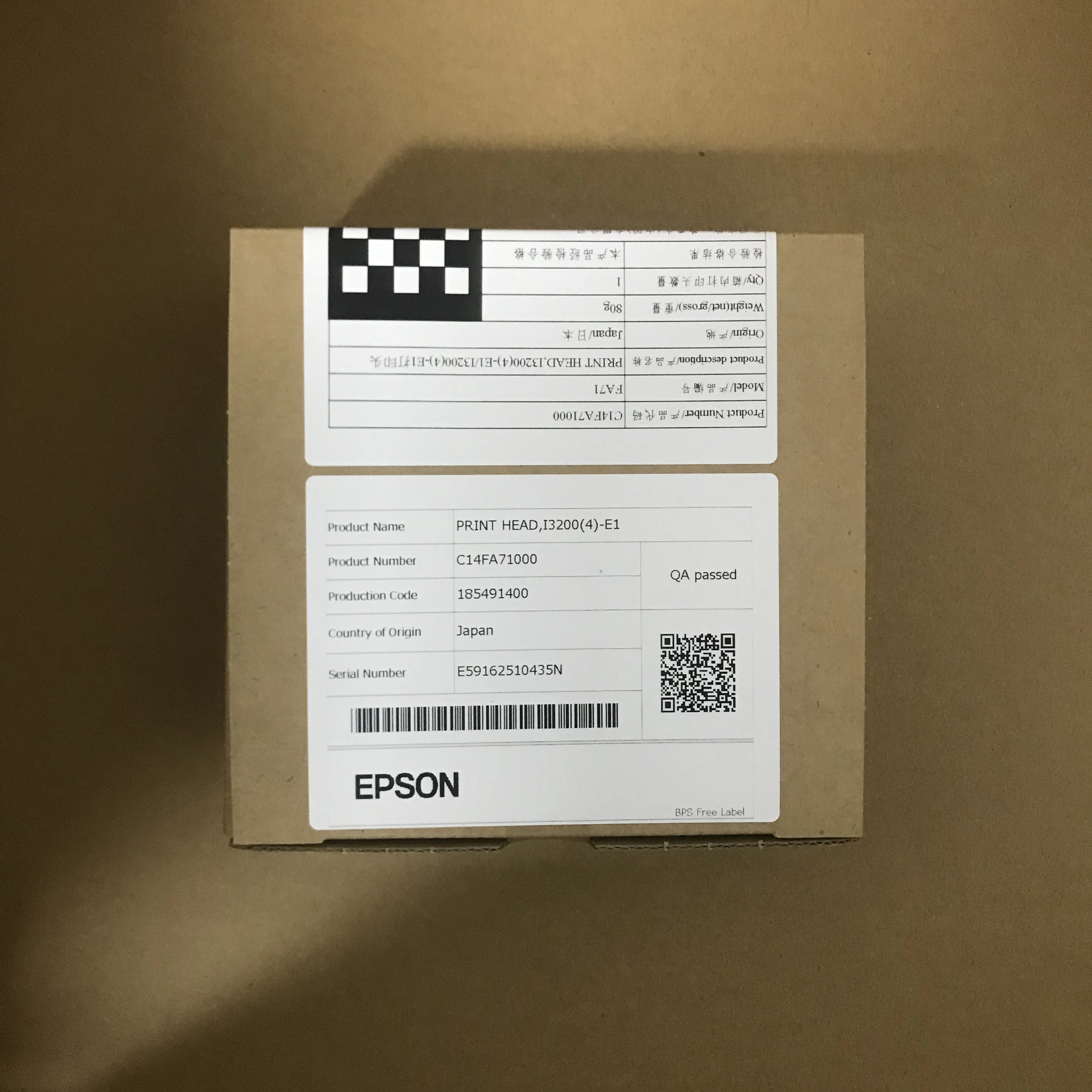 Jucaili i3200プリントヘッドプリントforepson allwin xuli誇らしげにプリンターi3200プリントヘッドfordtf昇華水ベースのインクノズルプロッター