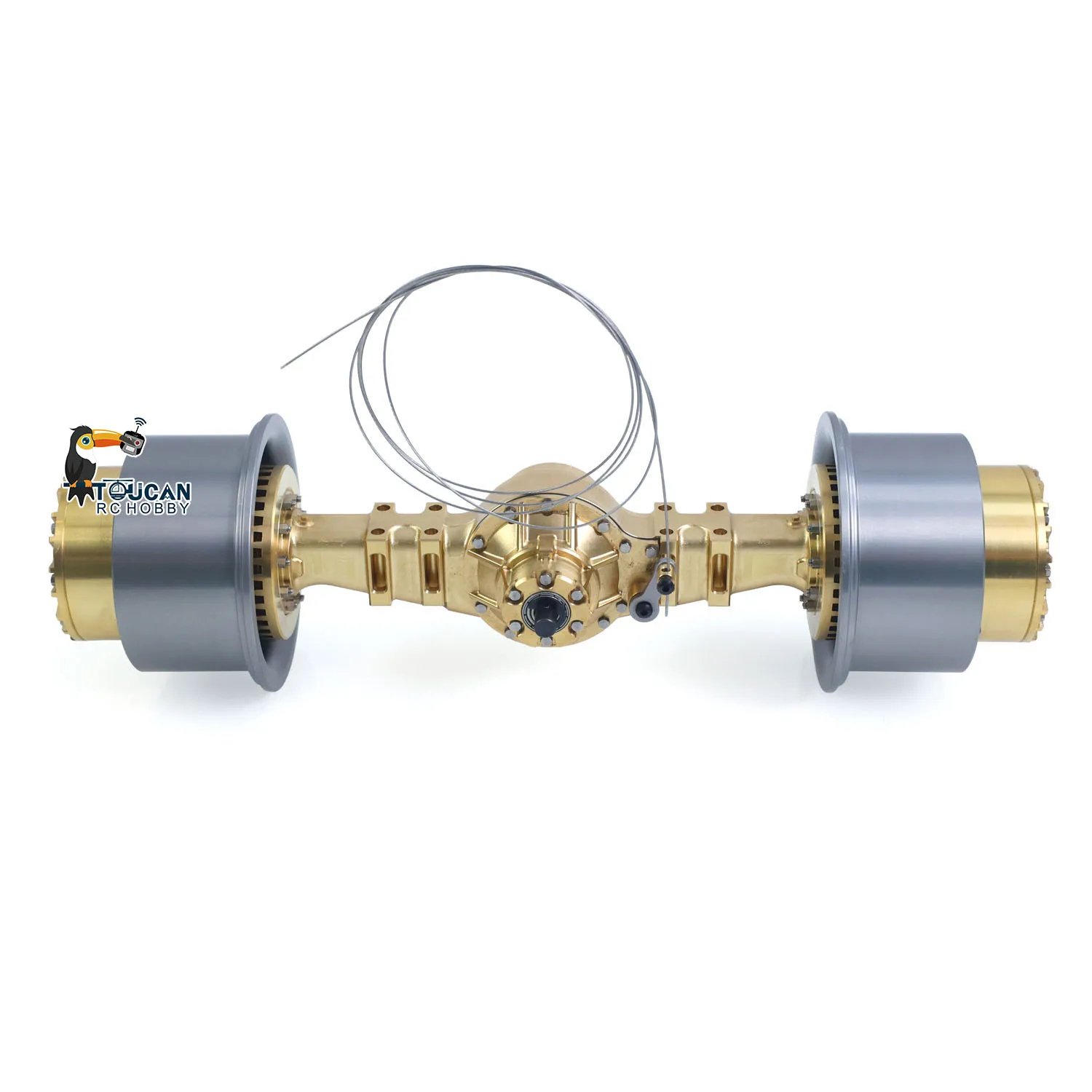 

Задний мост с редуктором 1/14 для радиоуправляемого гидравлического погрузчика JDM-198 и радиоуправляемого сочлененного грузовика JDM-166 E450C