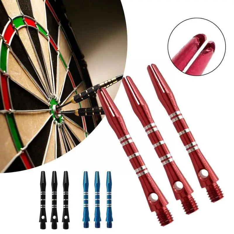 3 Pcs Aluminum Alloy Darts Rod 40mm Thread Short Rod Accessories Darts R3D2