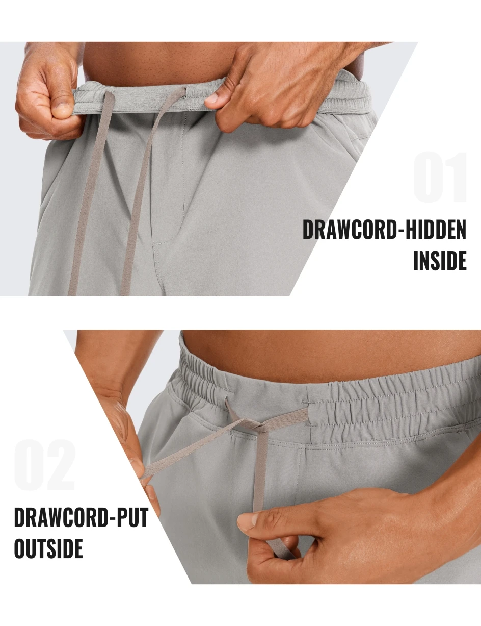 CRZ-pantalones cortos de entrenamiento sin forro para hombre, Shorts deportivos ligeros de secado rápido para correr, gimnasio atlético con