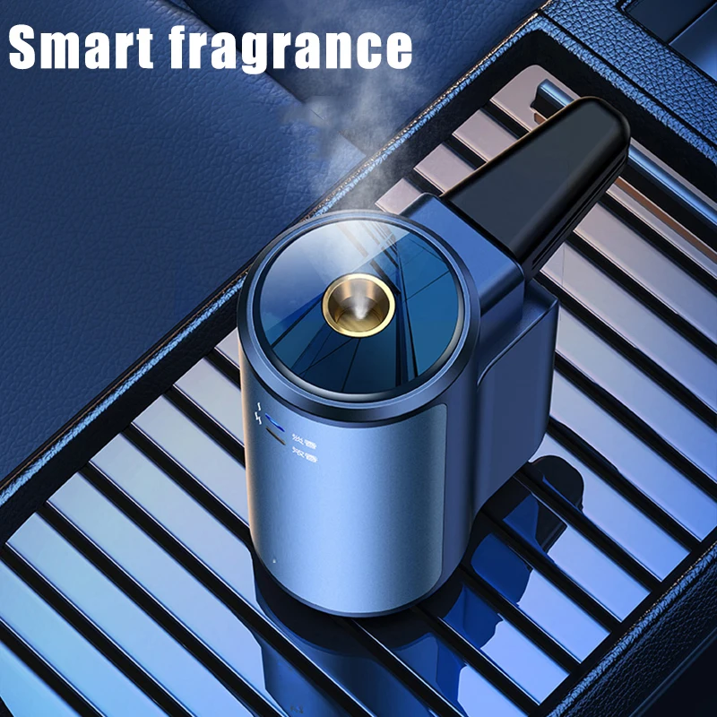 Electric Car Air Diffuser Essential Oil Aroma Car Air Vent Humidifier Aromatherapy Auto Air Freshener Perfume Fragrance