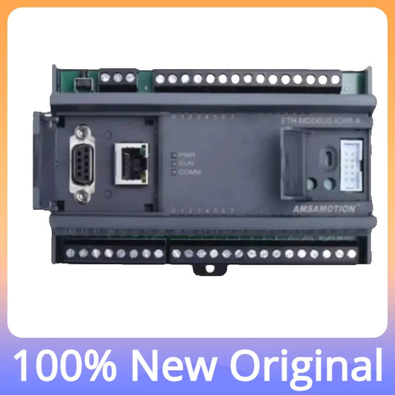 New Eth-modbus-io8r-a Ethernet Plc Module Modbus Tcp Rtu Rs485 Converter Digital 8i/o Analog 6i Switch Acquisition Real