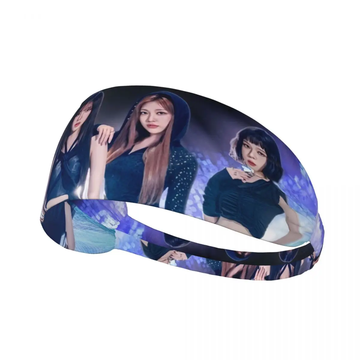 

Пользовательские Kpop A-Aespas для девочек Karina Winter Giselle Ningning тренировочная повязка для женщин и мужчин нескользящие впитывающие повязки на голову для бега