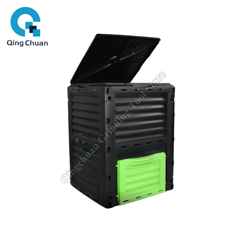 

Контейнер для компоста, 300 л, большой двор, лиственная аэробная вентиляция, ферментация, сельская общественная еда, мусорное ведро для компоста