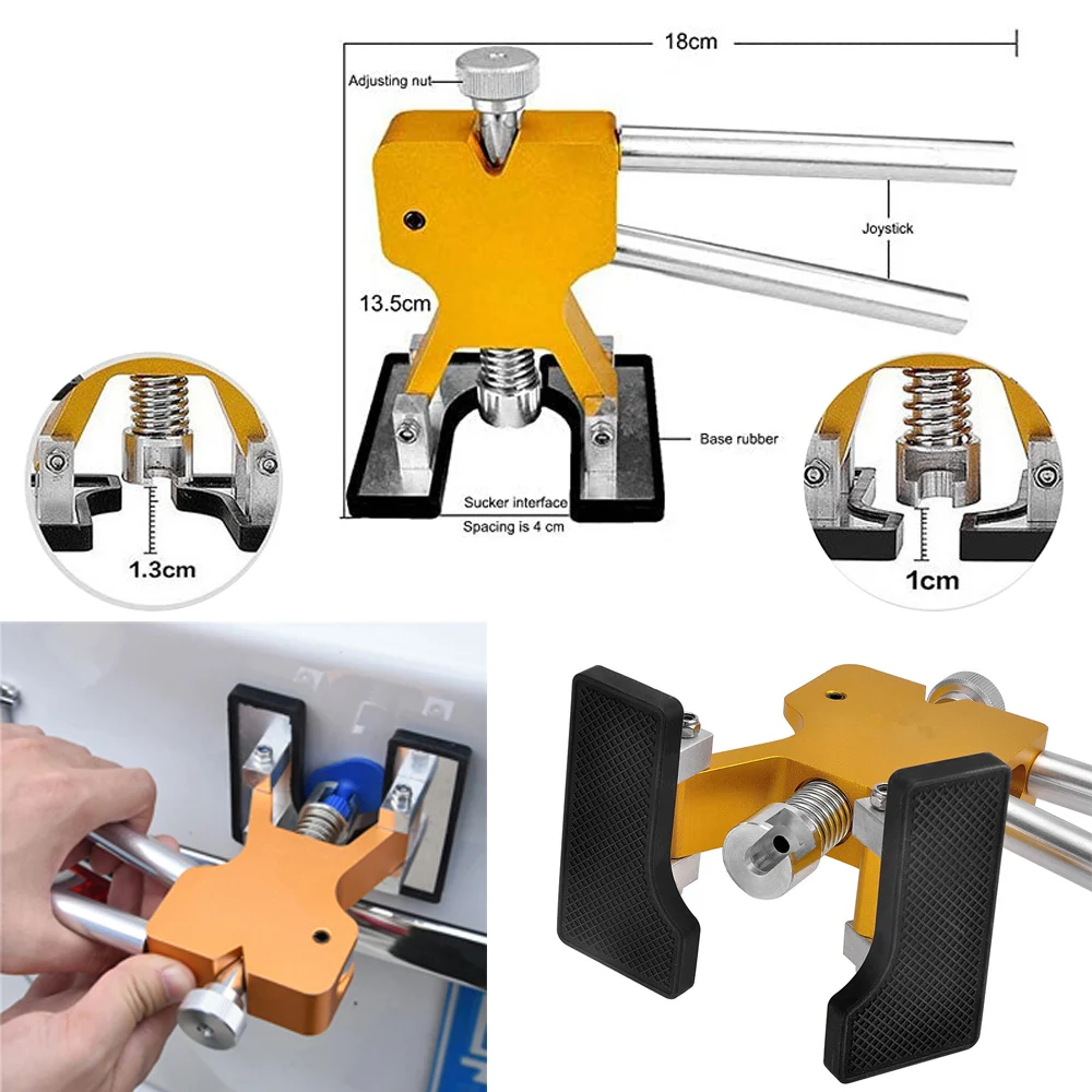 Universal Car Dent Repair Tools Paintless Dent Hail Pit Removal Repair Body Dent Sheet Metal Puller Rubber Hammer Fix Tool Kit