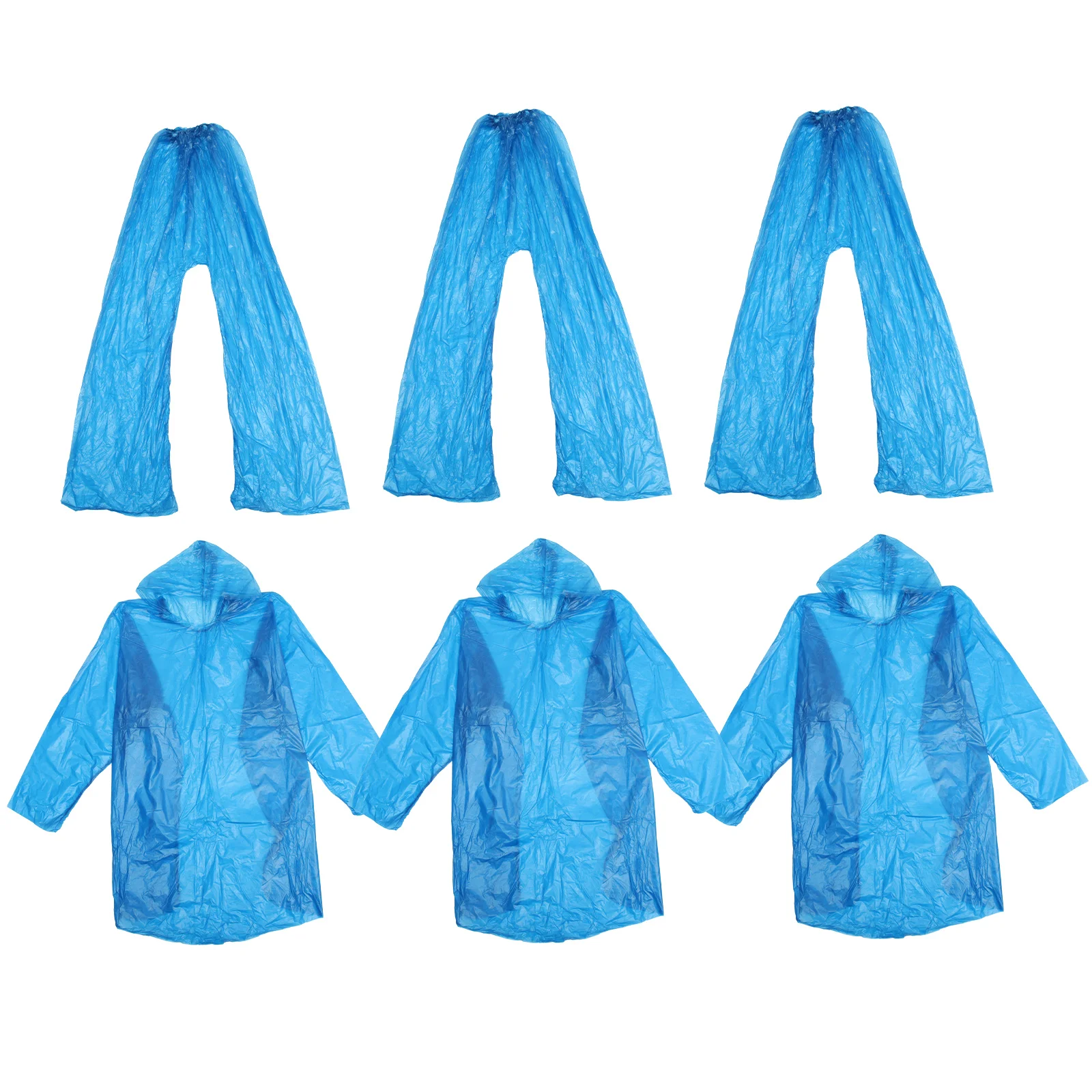 Rain Ponchos for Adults Jetable Suit Windproof Portable Raincoat with Hat Outdoor