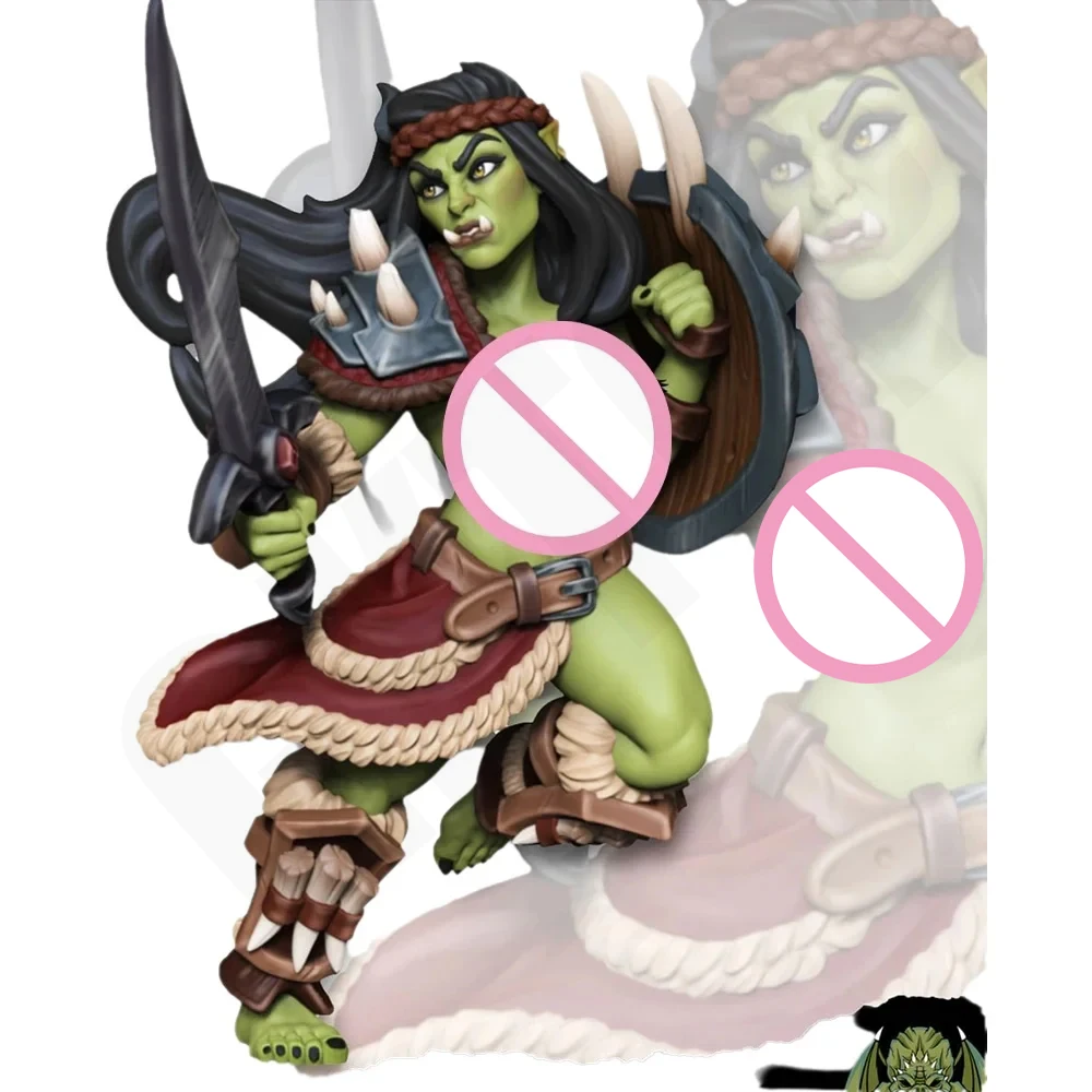

Sexy Orc Warrior NSFW Unassembled Resin Model Kit 3D Printing Doll 1/24 Unpainted Figure Statue GK Play Set Adult Collectible To