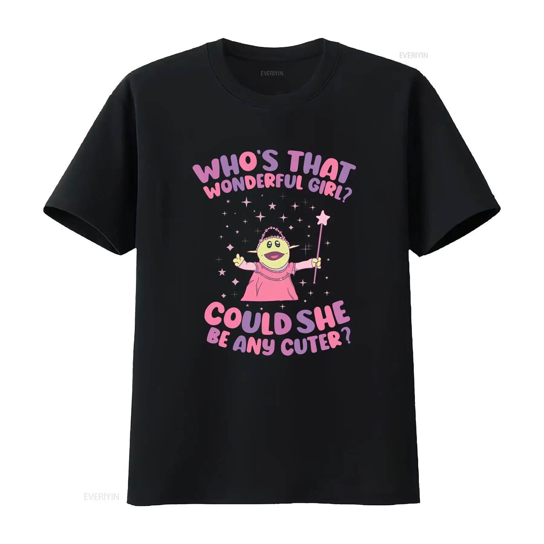 Nanalan T Shirt Mona Who's That Wonderful Girl Could She Be Any Cuter vintage Washed Stylish fashion designer clothes