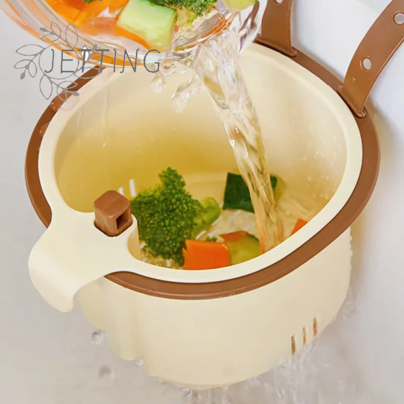 (SMTGDP11)Hanging Kitchen Drain Basket, Household Kitchen Sink Drain Basket For Separating Food Scraps Tea Leaves