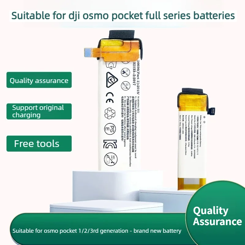 7.7V 875/1300mAh BH3 HBX212 Replacement Battery For DJI OSMO Pocket 1 2 3 Handheld Gimbal Camera Rechargeable Spare Parts
