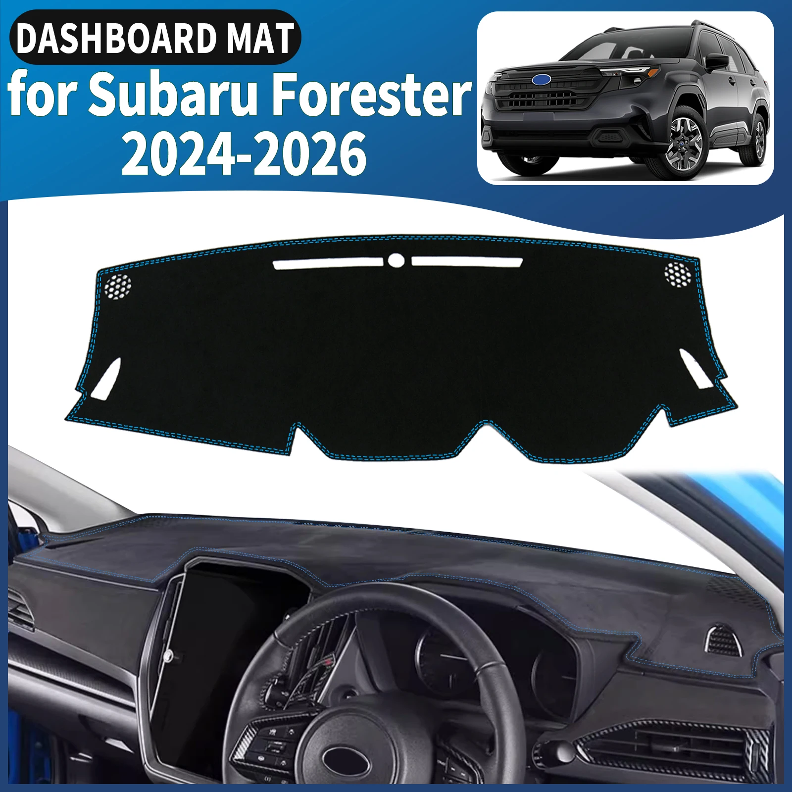 

fit for Subaru Forester 2024 2025 2026 Dashmat Dashboard Cover Pad DashMat Sunshade Car Accessories Protective Carpet