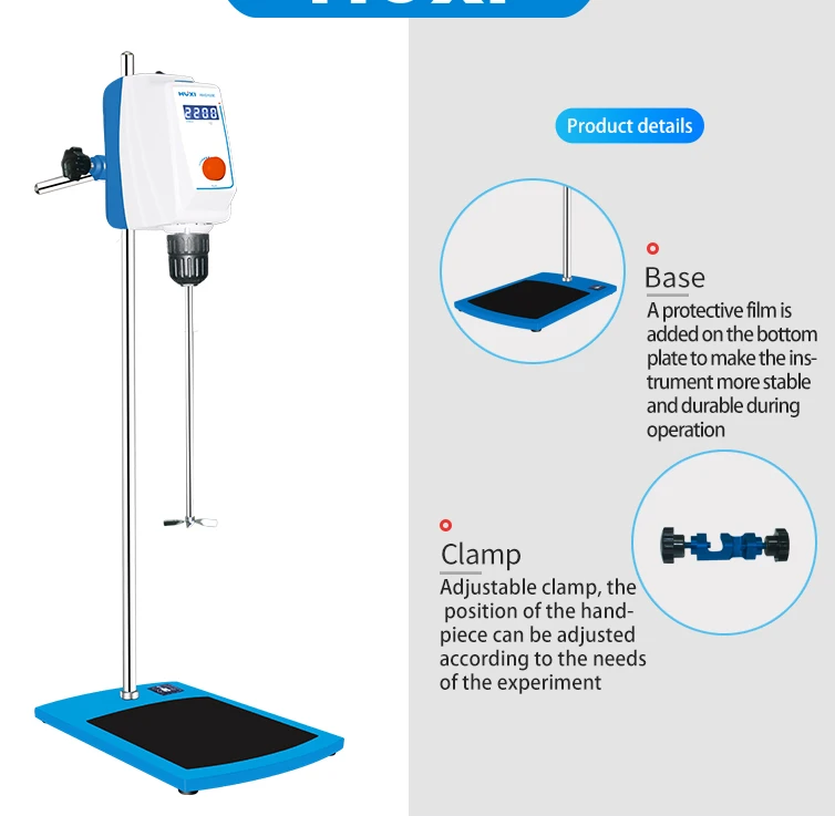 For LED Laboratory Electric  Overhead Stirrer Mixer