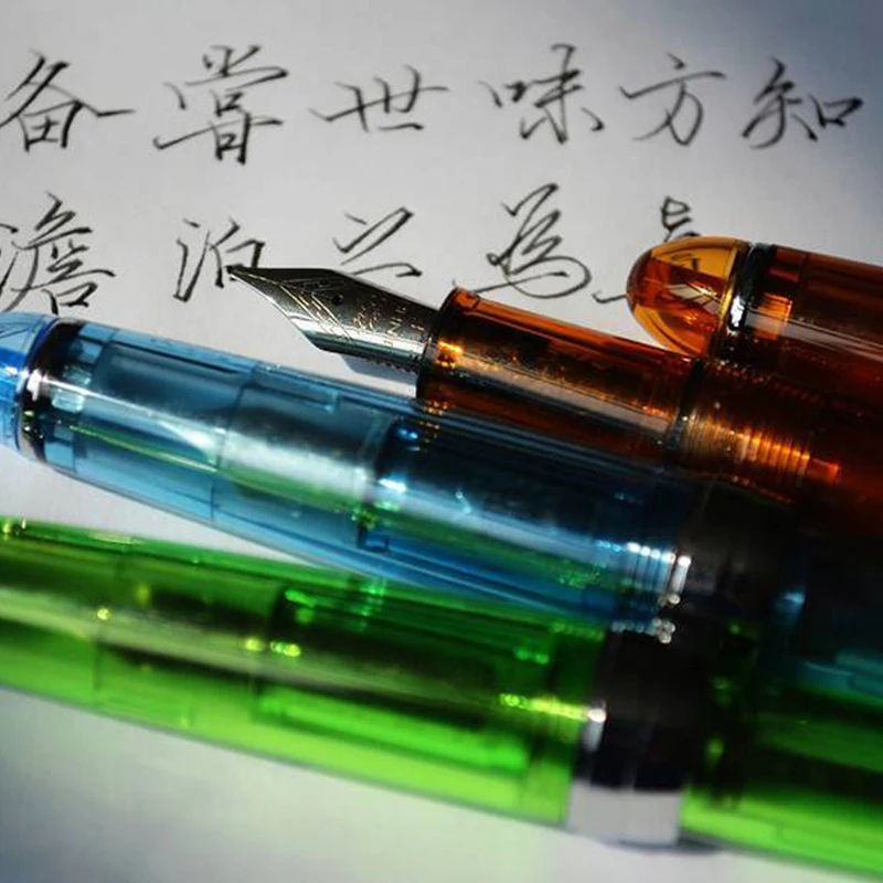 ADWE JINHAO 992 ปากกาหมึกซึมโปร่งใส 0.5 มม.เครื่องเขียนการเขียนเครื่องมือของขวัญ