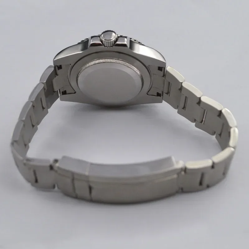 Reloj de hombre de 40mm, caja de acero inoxidable 316L, correa de reloj, pulsera, cristal de zafiro para nh35 nh36, movimiento de esfera Submariner Daytona