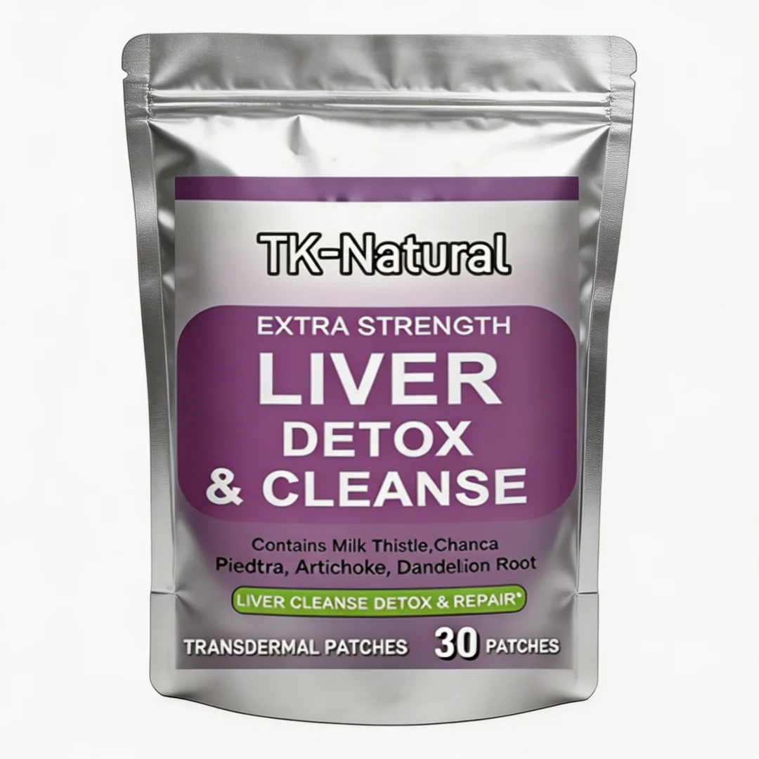 30 Patches Liver Cleanse Detox & Repair Softgel Transdermal Patches with NAC Milk Thistle for Liver Health Support