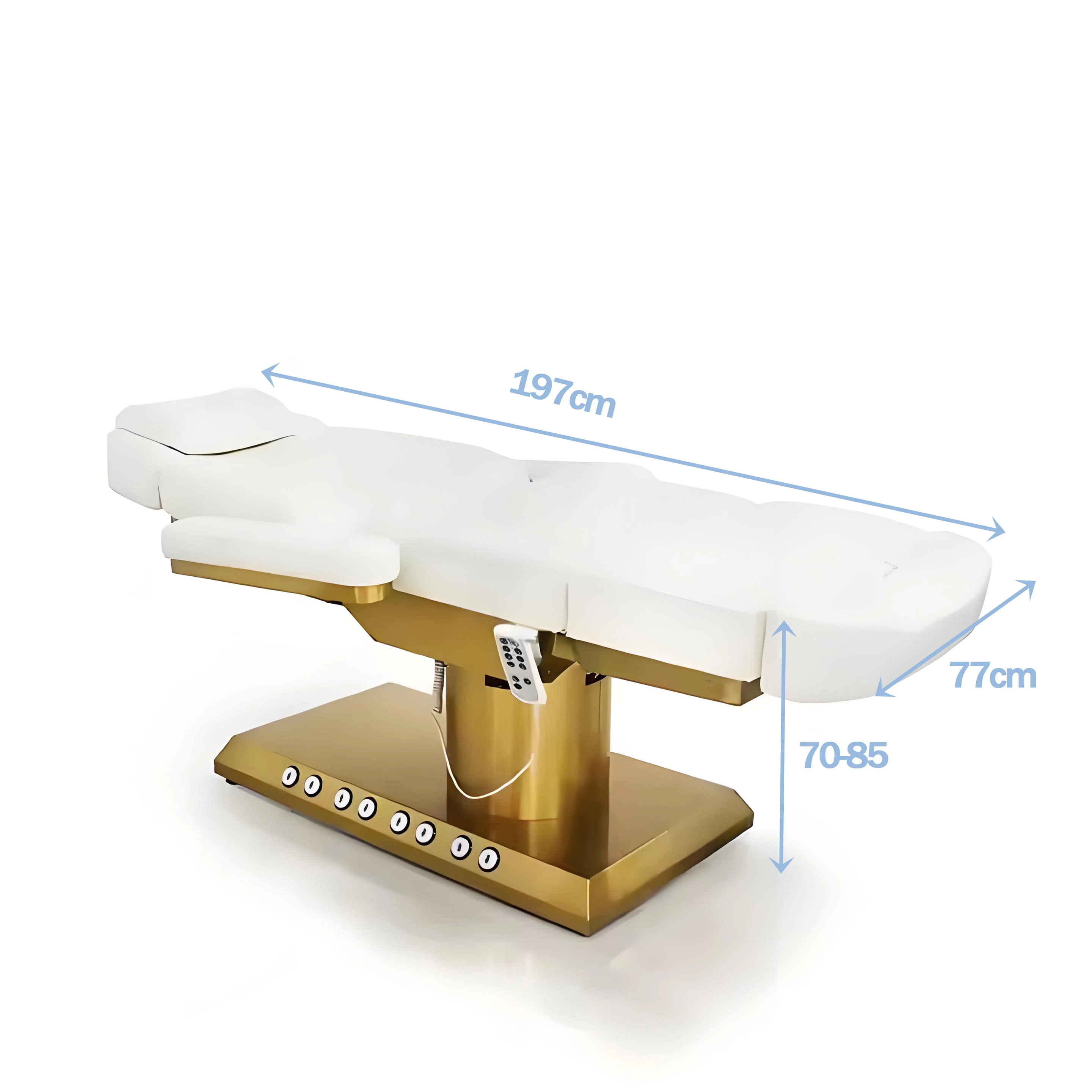 Lash เตียงปรับโมเดิร์นหรูหราเฟอร์นิเจอร์ Salon 3/4 มอเตอร์สปา Treatment ไฟฟ้านวดเครื่องสําอางค์ความงามเตียง