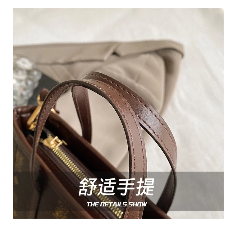 Elegante Retro-Mode Bucket Bag für Damen Einzigartiges Nischendesign Stilvolle Trendige Schultertasche für den Büroweg 2025 – Detail 15