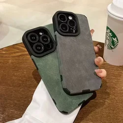 Phone Case Leather Men Women Cover For iphone 17 17Pro Case Funda 16 15 14 16 12 11 13 Pro 15Pro 16Pro Max Plus mini 17Air Capas