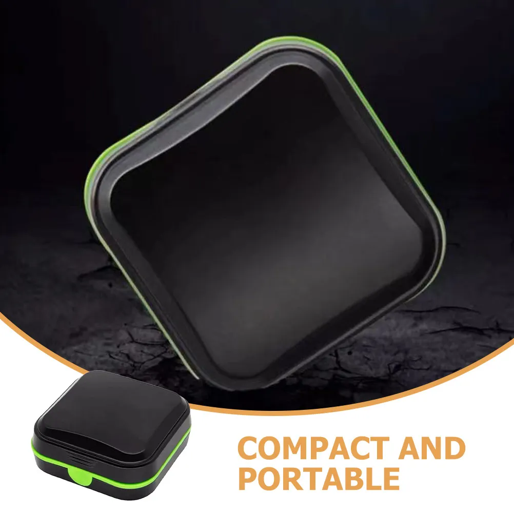 

Hearing Aid Case Shockproof Small Hard Box Lightweight Container Black Color Travel Office Use Protection Box for Hearing
