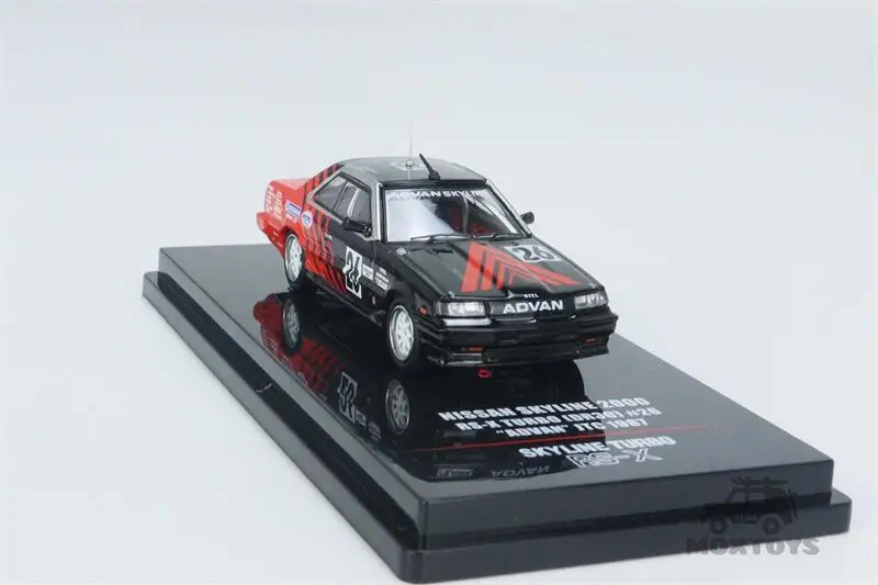 INNO 1:64 NISSAN SKYLINE 2000 Turbo RS-X HR31 #26 ADVAN Diecast Model Car