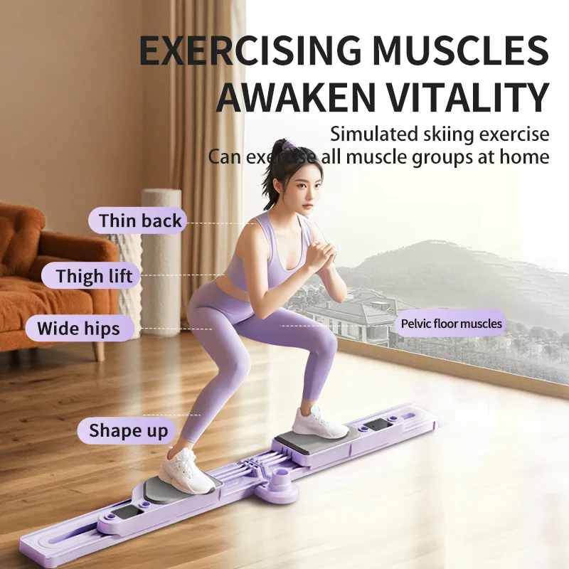 Home Indoor Multifunctional Split Pelvic Floor Muscles Trainer for Slim Leg Trainer and Strength Belly Muscles Fitness Equipment