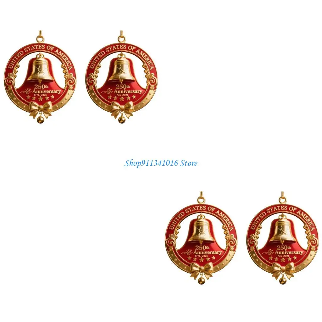 

United States 250th Anniversary Ornament Commemorative US Founding Pendant Accessory for Collectors